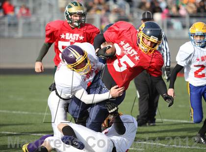 Thumbnail 1 in East vs. West (Dist. 3 High Schools Shrine All Star Game) photogallery.