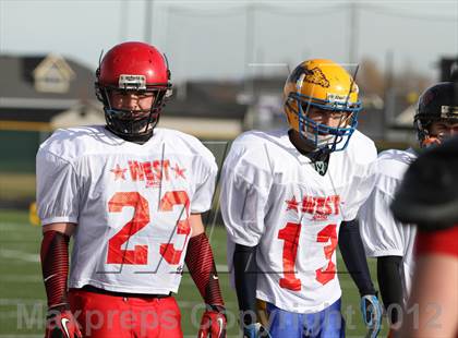 Thumbnail 1 in East vs. West (Dist. 3 High Schools Shrine All Star Game) photogallery.
