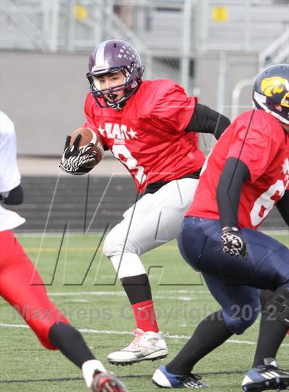 Thumbnail 3 in East vs. West (Dist. 3 High Schools Shrine All Star Game) photogallery.