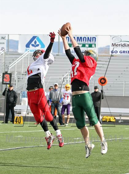 Thumbnail 1 in East vs. West (Dist. 3 High Schools Shrine All Star Game) photogallery.