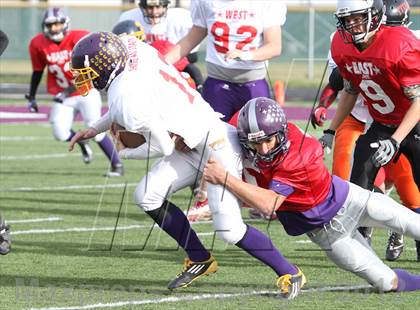 Thumbnail 1 in East vs. West (Dist. 3 High Schools Shrine All Star Game) photogallery.
