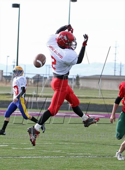 Thumbnail 2 in East vs. West (Dist. 3 High Schools Shrine All Star Game) photogallery.