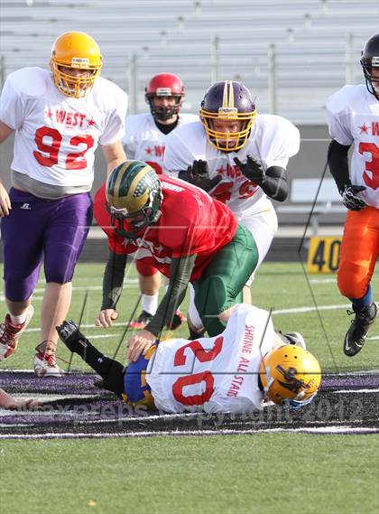Thumbnail 3 in East vs. West (Dist. 3 High Schools Shrine All Star Game) photogallery.