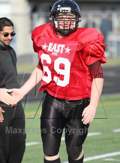 Thumbnail 2 in East vs. West (Dist. 3 High Schools Shrine All Star Game) photogallery.