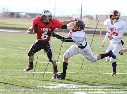 Thumbnail 1 in East vs. West (Dist. 3 High Schools Shrine All Star Game) photogallery.