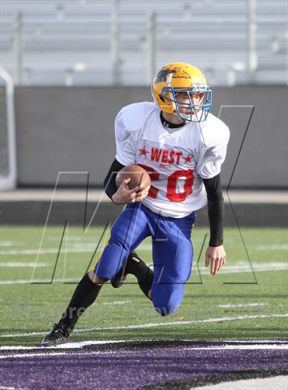 Thumbnail 2 in East vs. West (Dist. 3 High Schools Shrine All Star Game) photogallery.