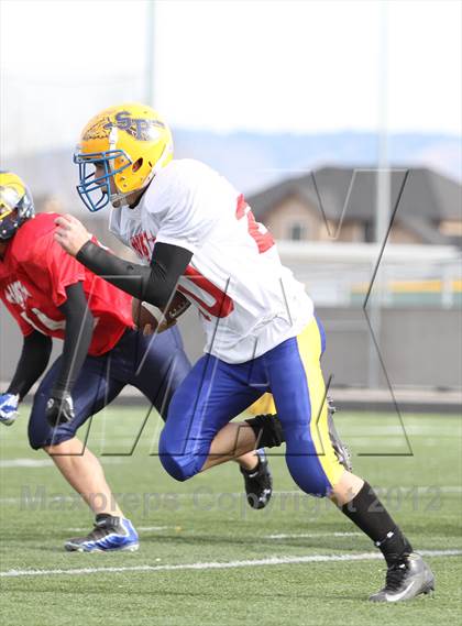 Thumbnail 2 in East vs. West (Dist. 3 High Schools Shrine All Star Game) photogallery.