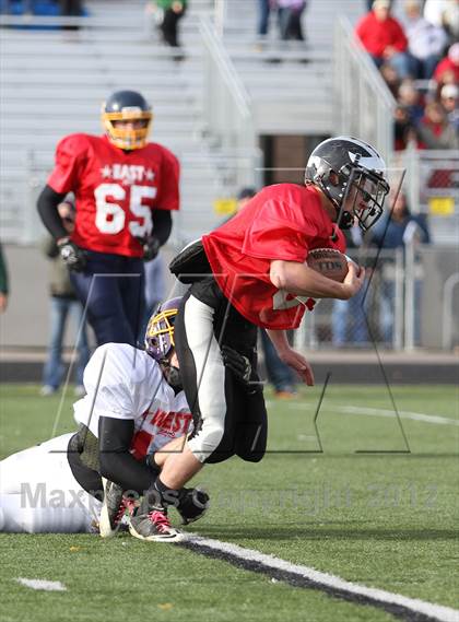 Thumbnail 3 in East vs. West (Dist. 3 High Schools Shrine All Star Game) photogallery.
