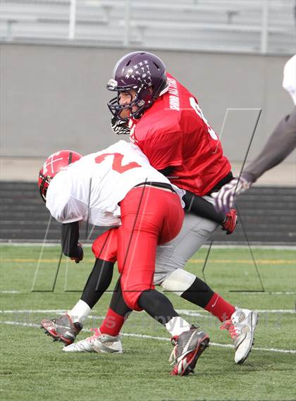 Thumbnail 1 in East vs. West (Dist. 3 High Schools Shrine All Star Game) photogallery.