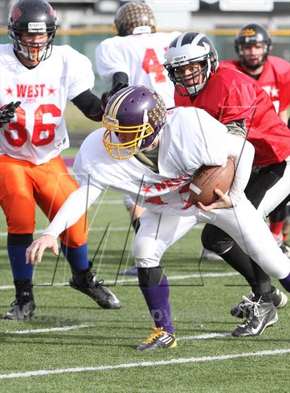 Thumbnail 3 in East vs. West (Dist. 3 High Schools Shrine All Star Game) photogallery.