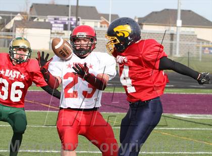 Thumbnail 1 in East vs. West (Dist. 3 High Schools Shrine All Star Game) photogallery.