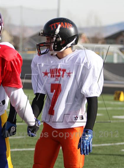 Thumbnail 1 in East vs. West (Dist. 3 High Schools Shrine All Star Game) photogallery.