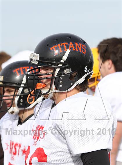 Thumbnail 3 in East vs. West (Dist. 3 High Schools Shrine All Star Game) photogallery.