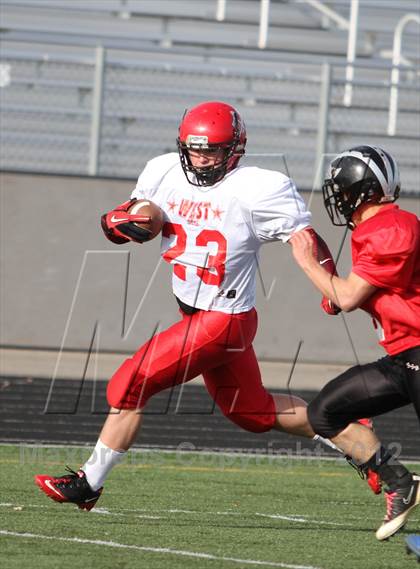 Thumbnail 3 in East vs. West (Dist. 3 High Schools Shrine All Star Game) photogallery.