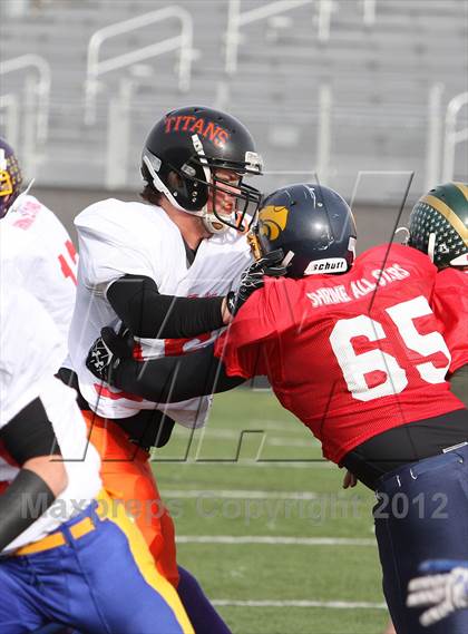 Thumbnail 1 in East vs. West (Dist. 3 High Schools Shrine All Star Game) photogallery.