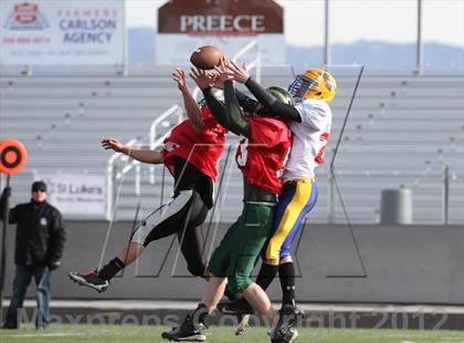 Thumbnail 2 in East vs. West (Dist. 3 High Schools Shrine All Star Game) photogallery.