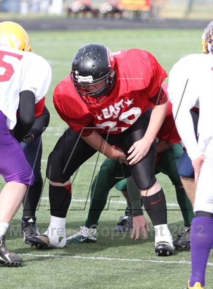 Thumbnail 1 in East vs. West (Dist. 3 High Schools Shrine All Star Game) photogallery.
