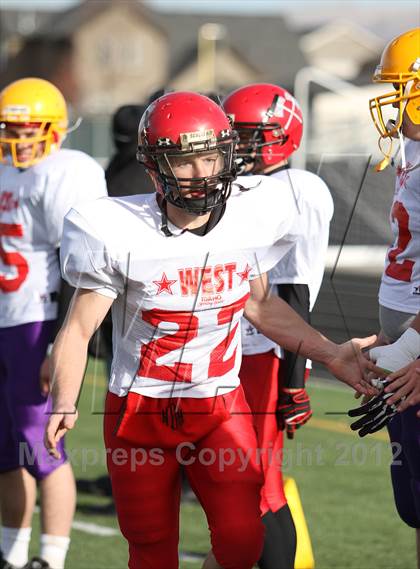Thumbnail 2 in East vs. West (Dist. 3 High Schools Shrine All Star Game) photogallery.