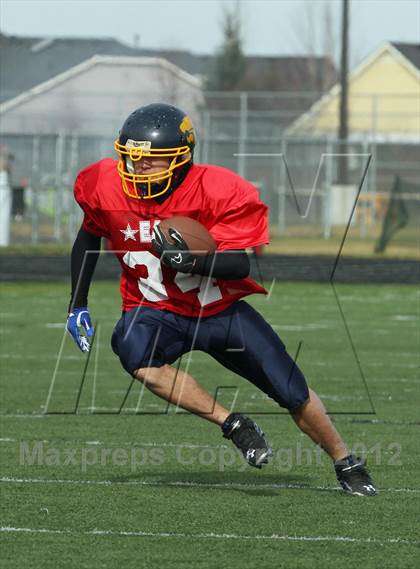 Thumbnail 1 in East vs. West (Dist. 3 High Schools Shrine All Star Game) photogallery.