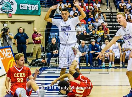 Thumbnail 3 in Foothills Christian vs. Cathedral Catholic (CIF SDS Open Dvision Final) photogallery.