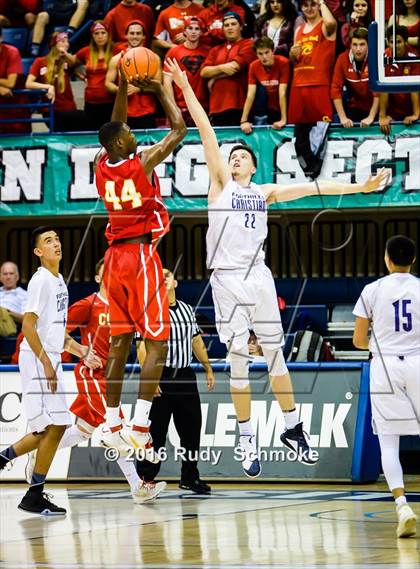Thumbnail 2 in Foothills Christian vs. Cathedral Catholic (CIF SDS Open Dvision Final) photogallery.