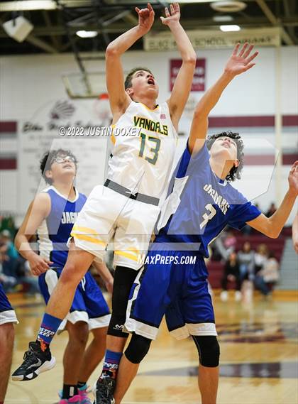 Thumbnail 1 in Eureka vs. Jackpot (NIAA 1A East Boys Semifinals) photogallery.