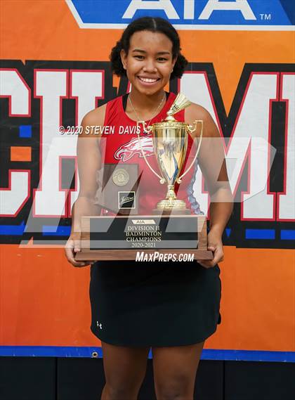Thumbnail 1 in AIA D1/D2 Badminton Team Awards photogallery.