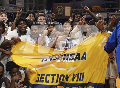 Thumbnail 2 in Malverne vs Carle Place (NYSPHSAA Section 8 Class B Final) photogallery.