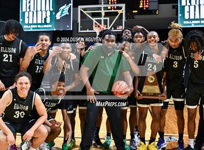 Thumbnail 3 in Fort Bend Marshall vs. Ellison (UIL Basketball 5A Region III Final) photogallery.