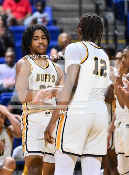 Thumbnail 3 in Fort Bend Marshall vs. Ellison (UIL Basketball 5A Region III Final) photogallery.