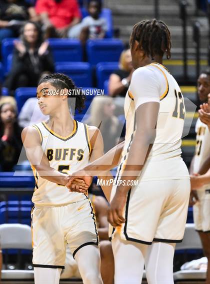 Thumbnail 2 in Fort Bend Marshall vs. Ellison (UIL Basketball 5A Region III Final) photogallery.