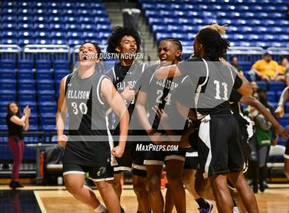 Thumbnail 3 in Fort Bend Marshall vs. Ellison (UIL Basketball 5A Region III Final) photogallery.