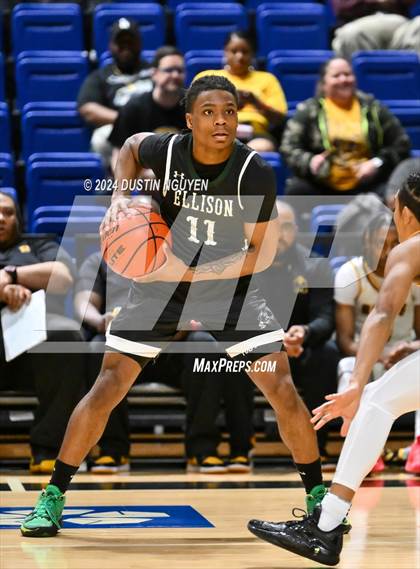 Thumbnail 3 in Fort Bend Marshall vs. Ellison (UIL Basketball 5A Region III Final) photogallery.