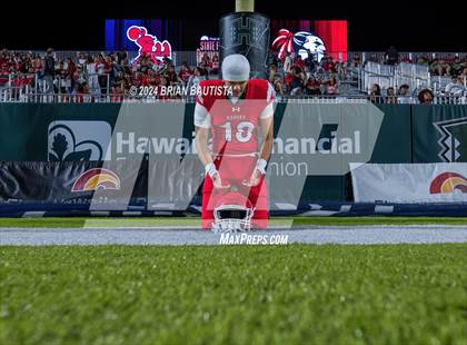 Thumbnail 1 in Kahuku vs. St. Louis (HHSAA Open Division Final) photogallery.