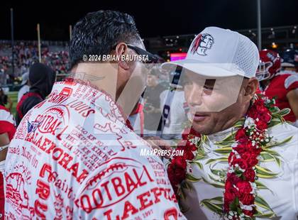 Thumbnail 2 in Kahuku vs. St. Louis (HHSAA Open Division Final) photogallery.