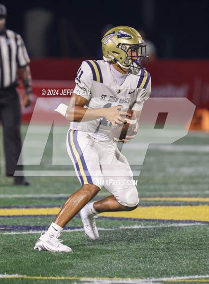 Thumbnail 2 in Chaminade-Madonna vs. St. John Bosco (Broward County Showcase) photogallery.