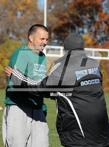 Thumbnail 2 in Nipmuc Regional @ Holy Name Central Catholic (MIAA Division 3 Central Quarterfinal) photogallery.