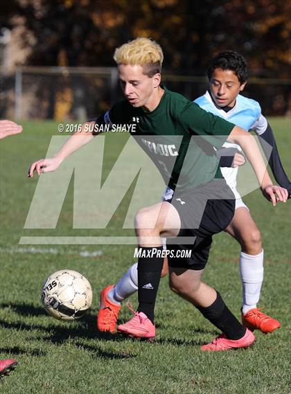 Thumbnail 1 in Nipmuc Regional @ Holy Name Central Catholic (MIAA Division 3 Central Quarterfinal) photogallery.