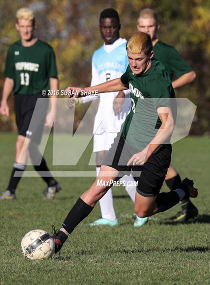 Thumbnail 3 in Nipmuc Regional @ Holy Name Central Catholic (MIAA Division 3 Central Quarterfinal) photogallery.