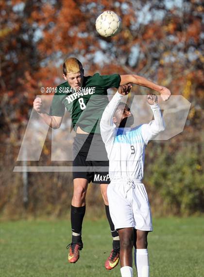 Thumbnail 3 in Nipmuc Regional @ Holy Name Central Catholic (MIAA Division 3 Central Quarterfinal) photogallery.