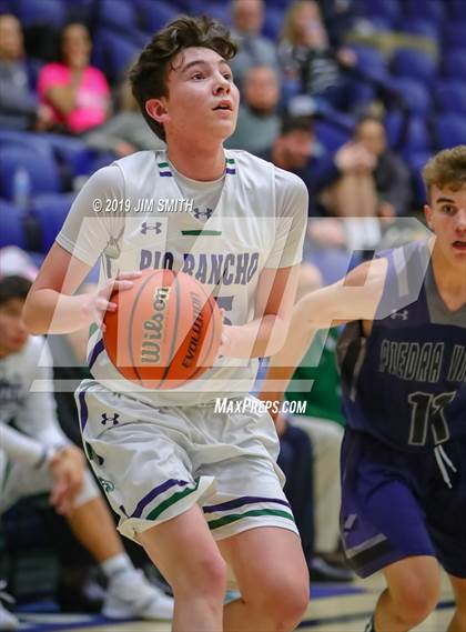 Thumbnail 2 in Piedra Vista vs. Rio Rancho (Jalene Berger Allstate Holiday Hoops Classic) photogallery.