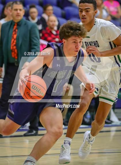 Thumbnail 3 in Piedra Vista vs. Rio Rancho (Jalene Berger Allstate Holiday Hoops Classic) photogallery.