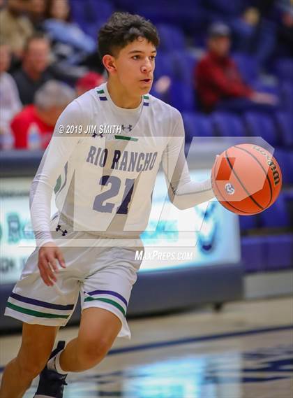 Thumbnail 3 in Piedra Vista vs. Rio Rancho (Jalene Berger Allstate Holiday Hoops Classic) photogallery.