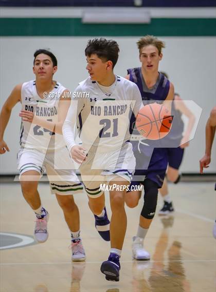 Thumbnail 2 in Piedra Vista vs. Rio Rancho (Jalene Berger Allstate Holiday Hoops Classic) photogallery.