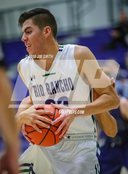Thumbnail 3 in Piedra Vista vs. Rio Rancho (Jalene Berger Allstate Holiday Hoops Classic) photogallery.