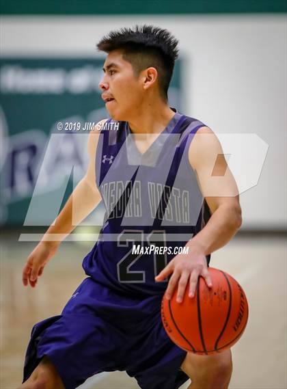 Thumbnail 3 in Piedra Vista vs. Rio Rancho (Jalene Berger Allstate Holiday Hoops Classic) photogallery.
