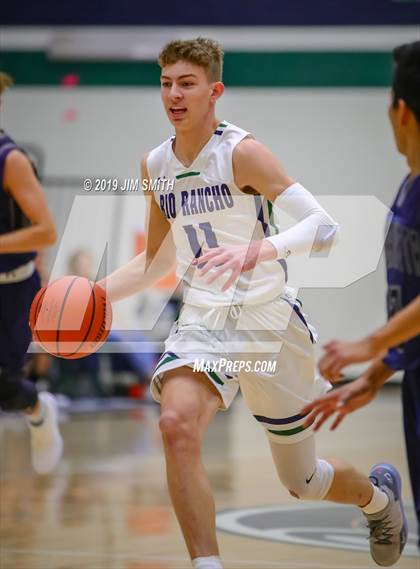 Thumbnail 3 in Piedra Vista vs. Rio Rancho (Jalene Berger Allstate Holiday Hoops Classic) photogallery.