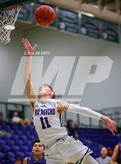 Thumbnail 3 in Piedra Vista vs. Rio Rancho (Jalene Berger Allstate Holiday Hoops Classic) photogallery.
