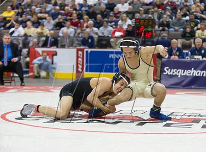 Thumbnail 1 in PIAA Wrestling Championships (Class AAA Finals) photogallery.