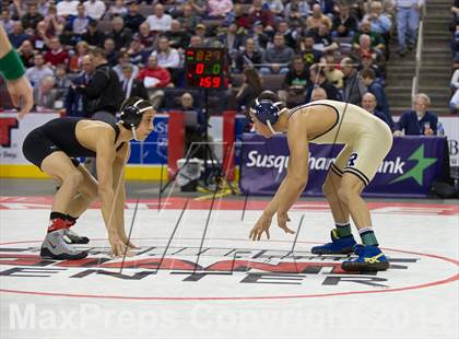 Thumbnail 2 in PIAA Wrestling Championships (Class AAA Finals) photogallery.
